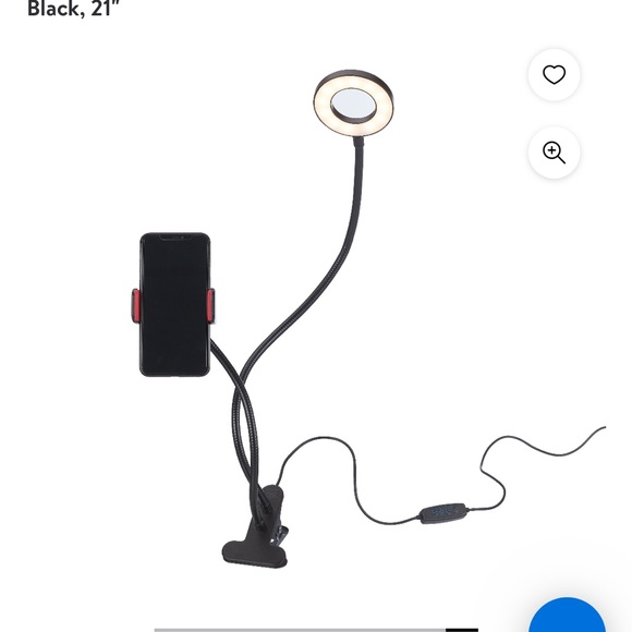 Selfie ring light with phone stand - Picture 4 of 6